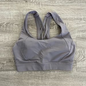 Lululemon free to be elevated bra violet verbena